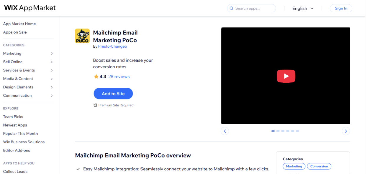 Mailchimp Email Marketing PoCo